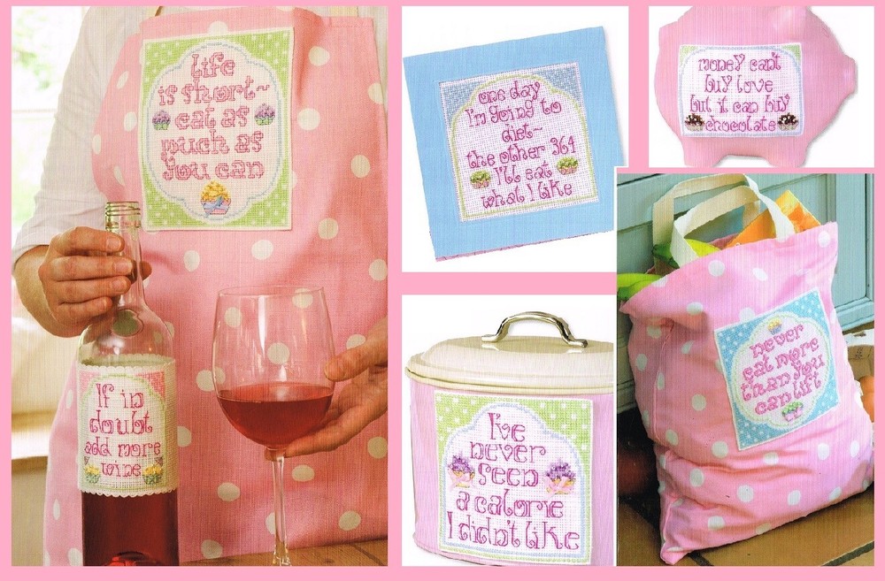 ABOUT FOOD  CROSS STITCH PATTERN  ONLY  -   #901