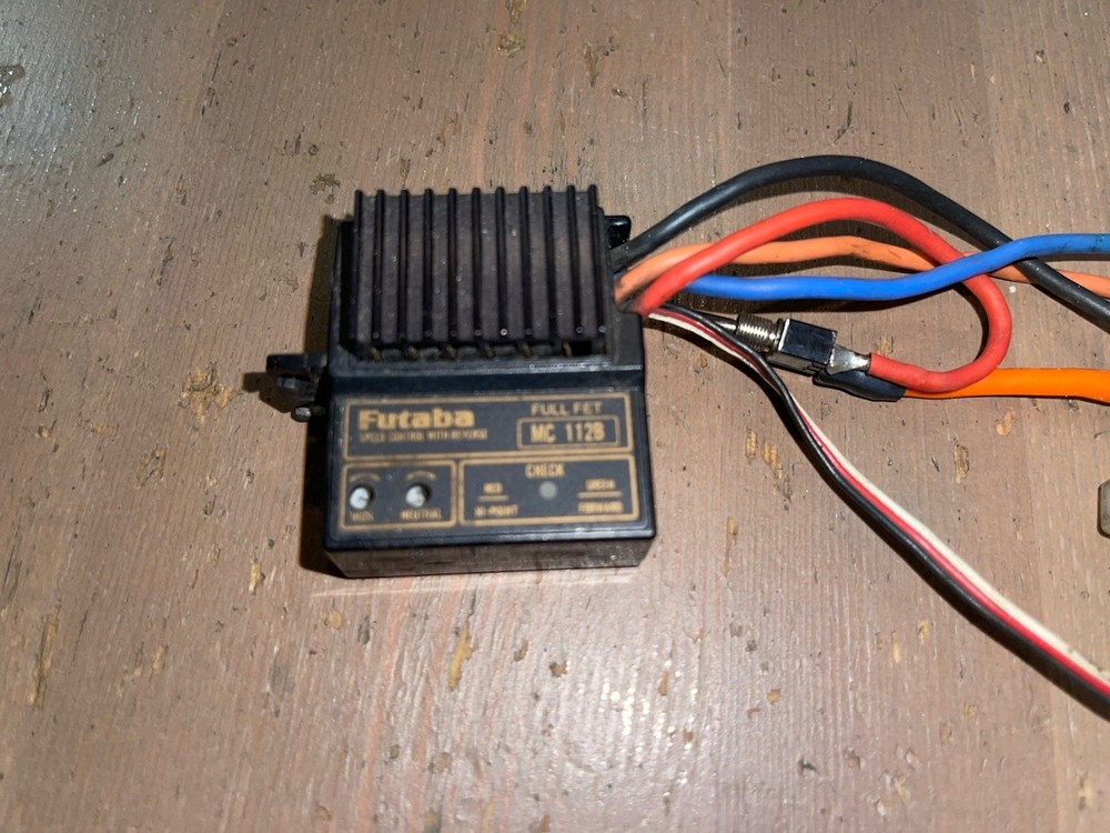 FUTABA MC-112B Tested VINTAGE /ESC Brushed  SPEED CONTROLLER WITH REVERSE