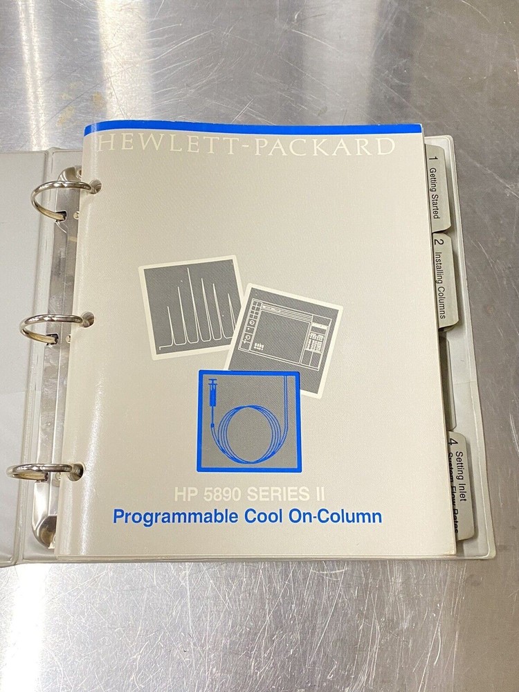 Hewlett Packard HP 5890 Serie 2 Programmable Cool Column - Users Guide / Manual