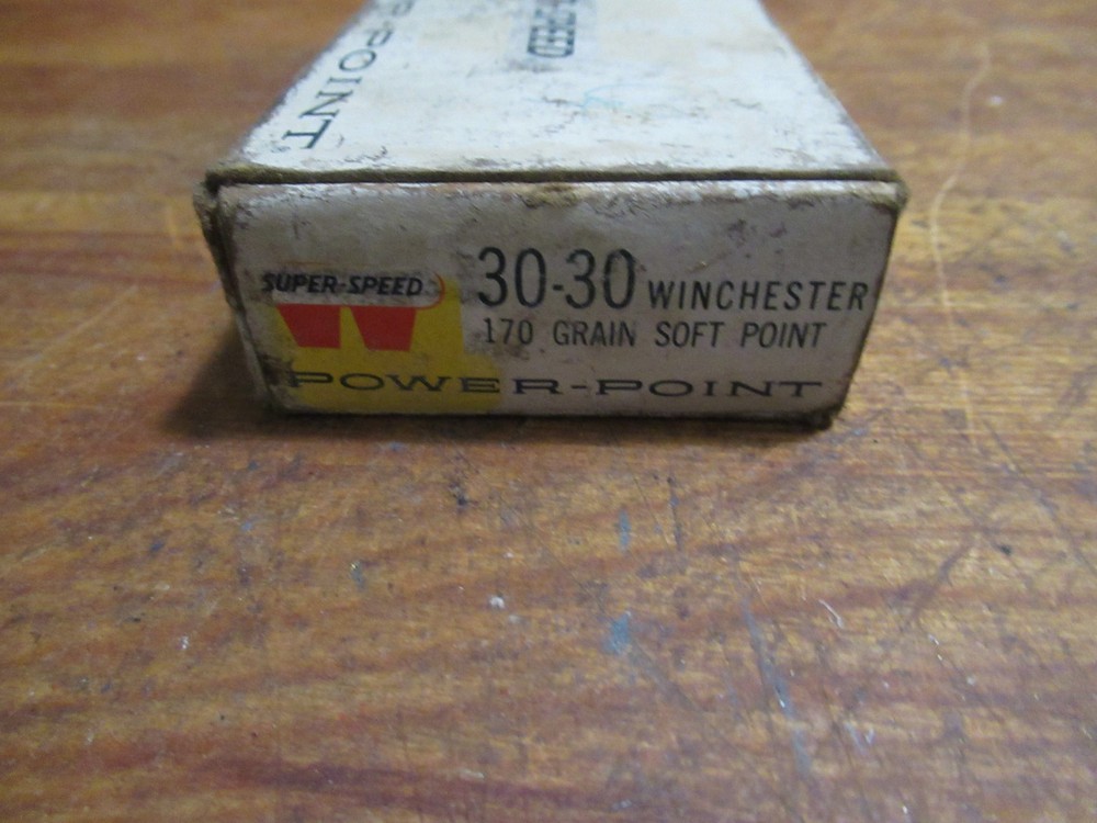 Empty Ammo Box 30-30 Winchester Power-Point with insert