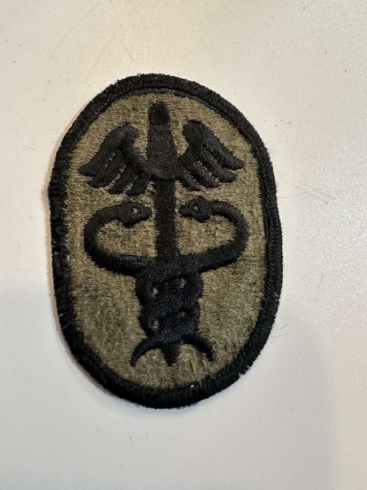 Military Patch US Army Medical Command Subdued BDU Sew On (2H)