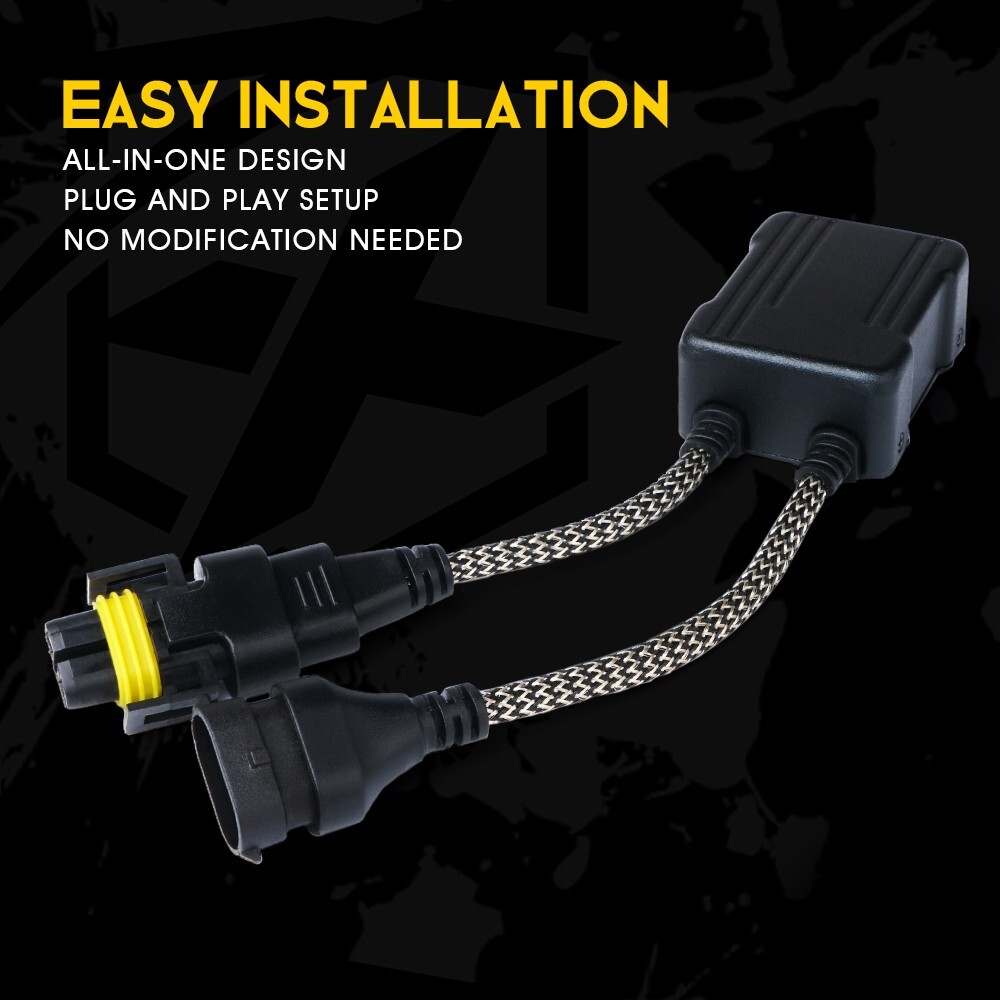 Xprite H8 H9 H11 LED Headlight Canbus Anti Flicker Resistor Canceller Decoder