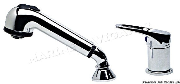 Osculati Single Lever Faucet + shower