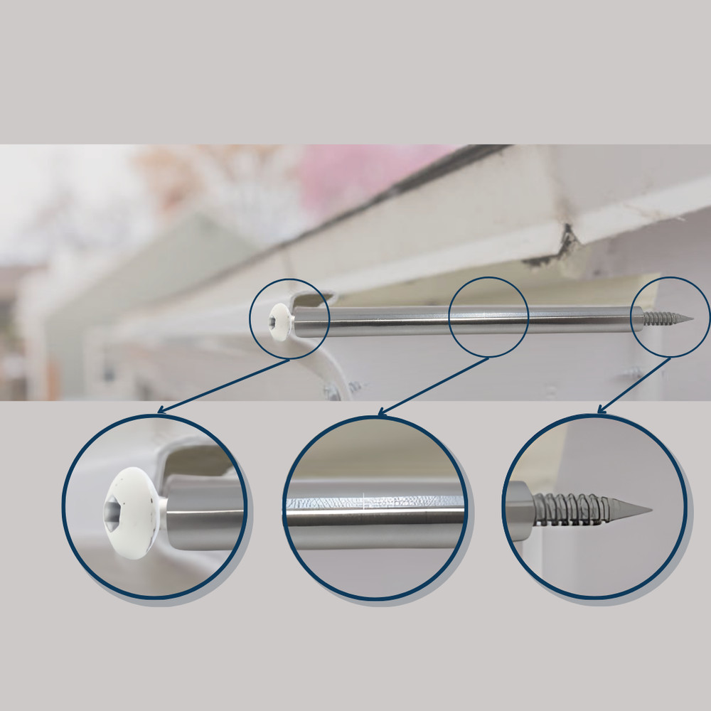 Painted Gutter Screws