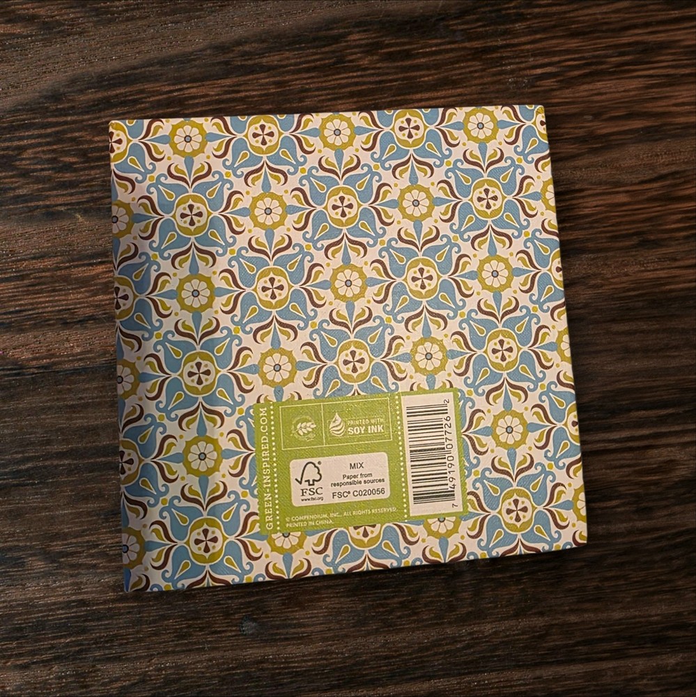 Decorative Stationery Paper Sheets in Patterned Box – Small Note Papers