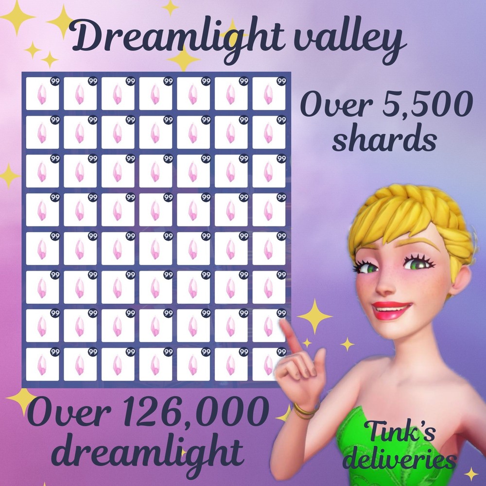 Dreamlight Valley Resources 💕 Dream shards  Pack