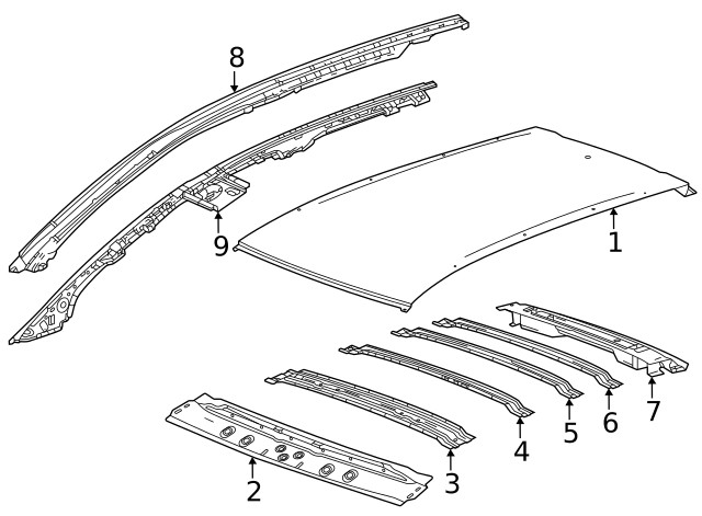 Genuine GM Front Bow 26438483