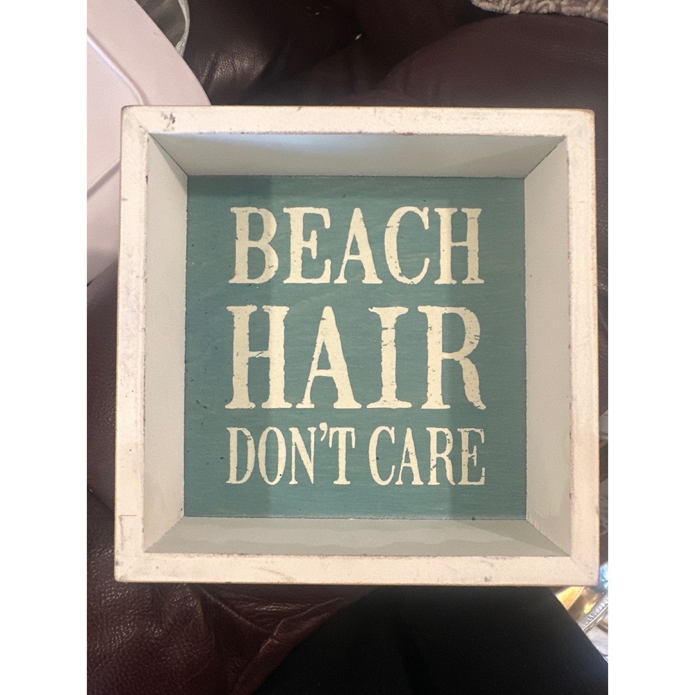 Tabletop wood decor beach