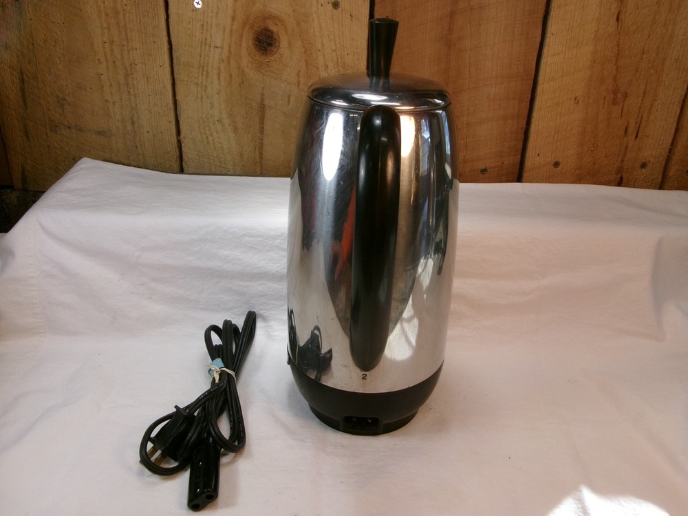 Vintage Farberware Superfast Fully Automatic Percolator Coffee Maker ~ Untested