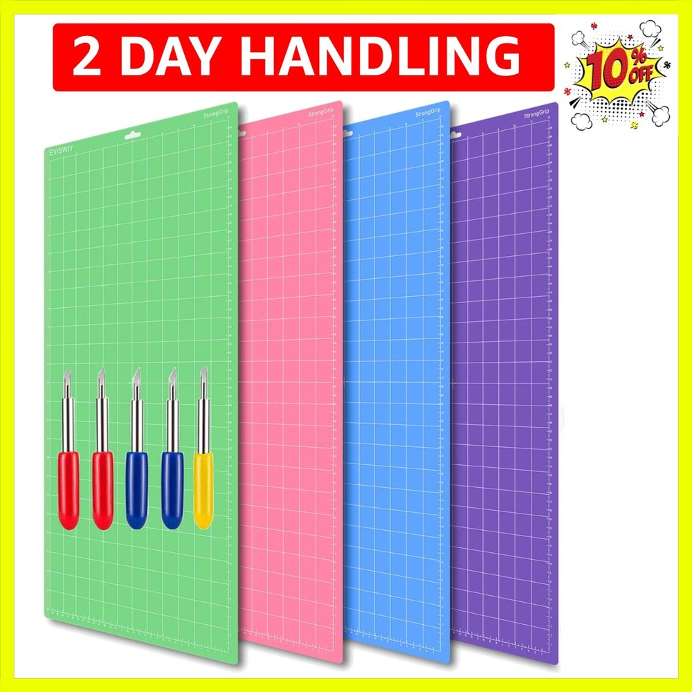 4PCS 12x24 Mats Compitable with Maker 3/Maker Explore Air 2/Air/One with Blad...
