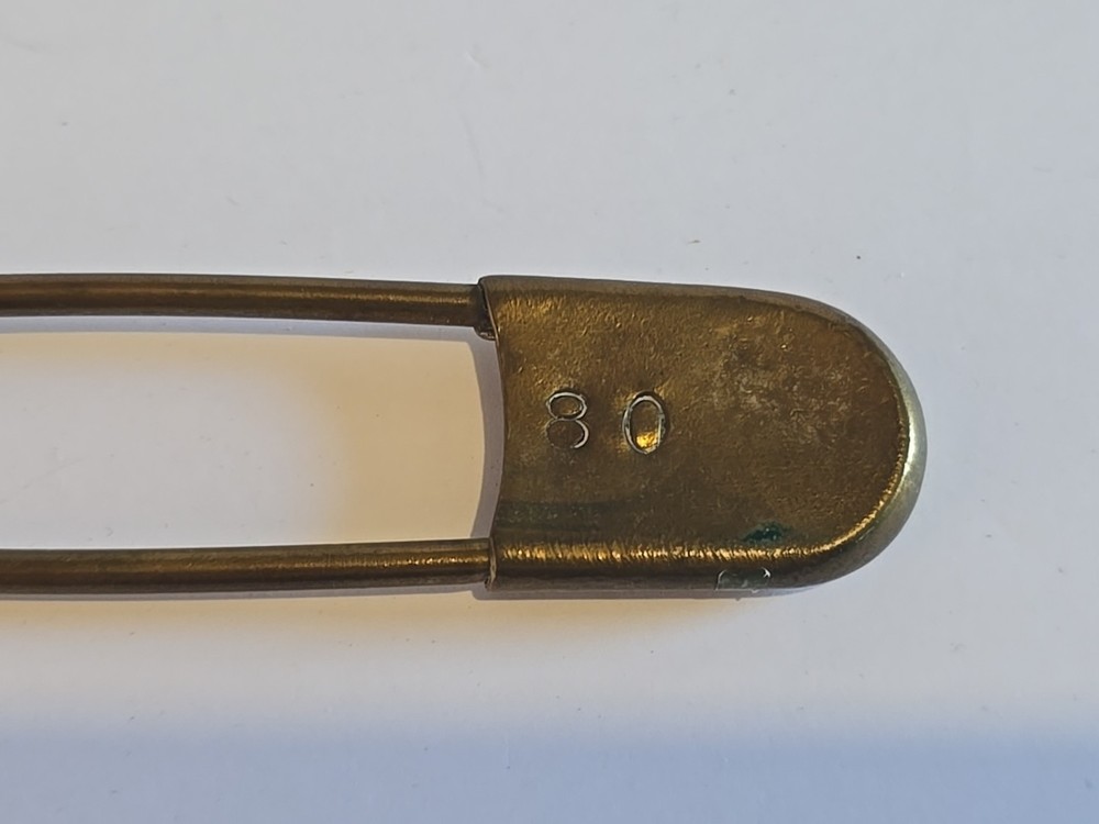 Vintage Brass 5" Laundry Pin