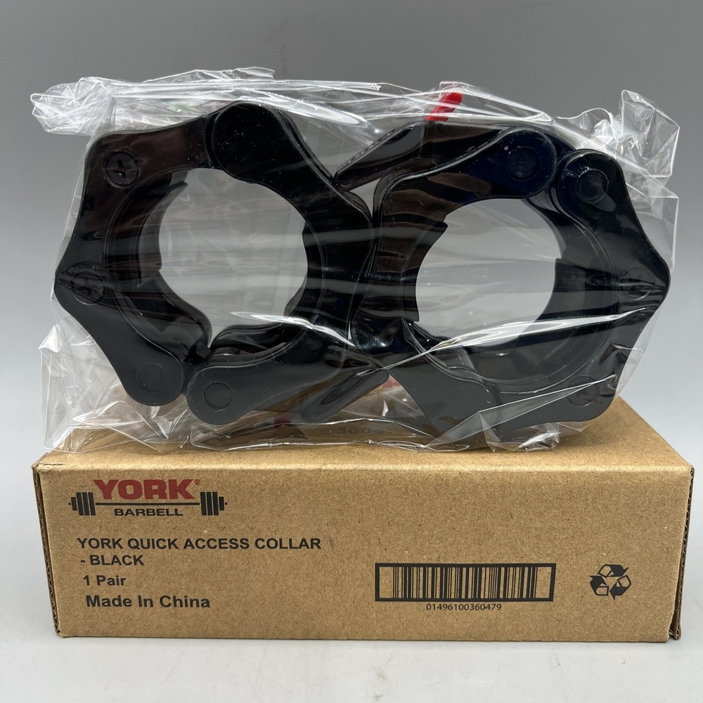 York 36047 Quick Access Collar Black Pair