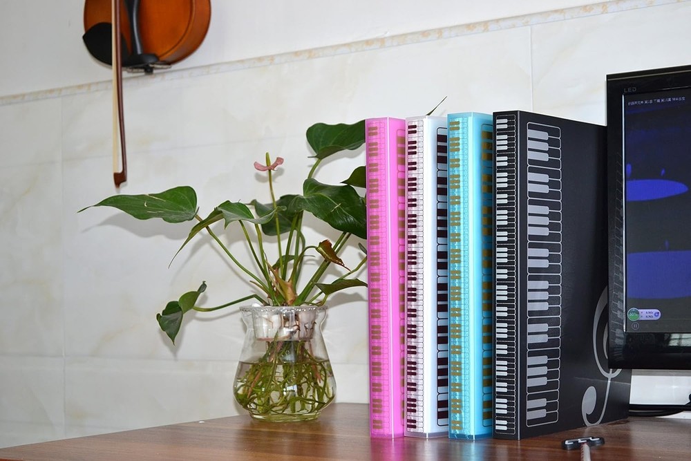 Versatile A4 40 Pocket Sheet Music Folder – Perfect for Home and Studio