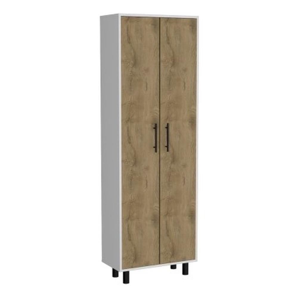 Pemberly Row Contemporary Multistorage Engineered Wood Macadamia