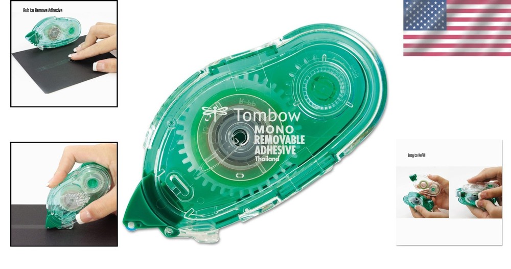 Mono Roller Applicator with Protective Cap – Ideal Adhesive for Craft Projects