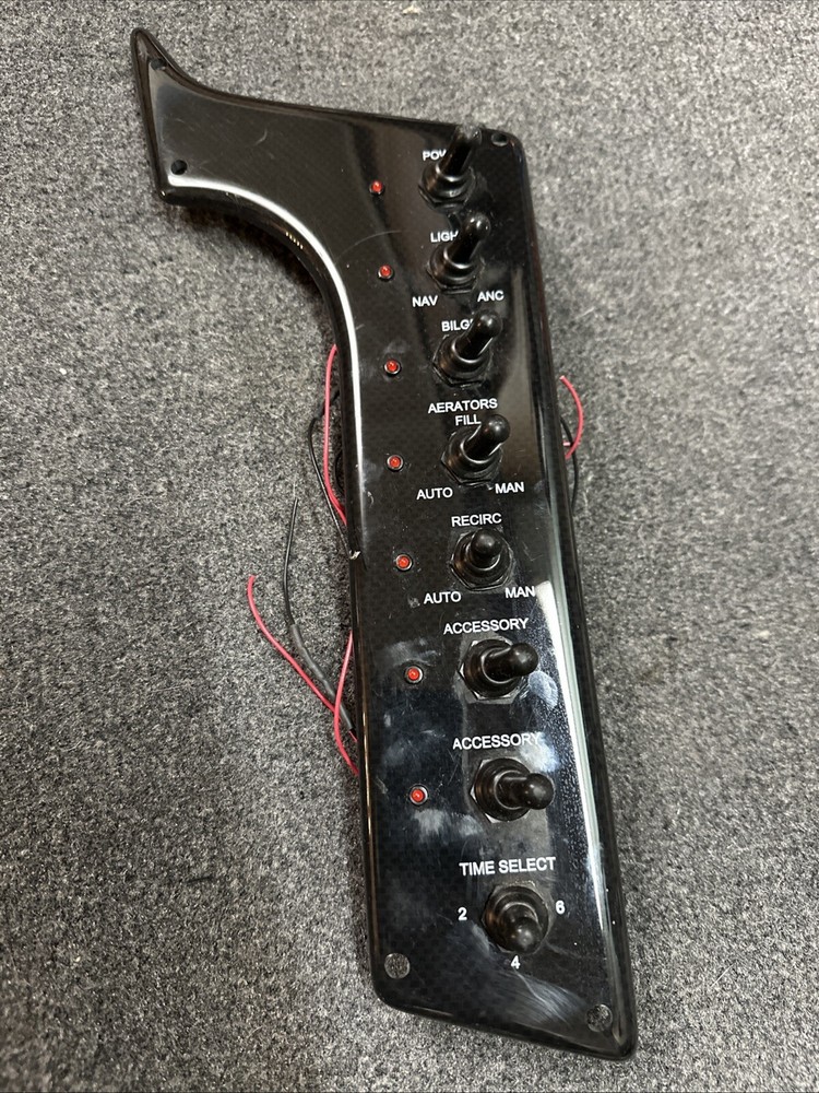 2019 Bullet 21 XRD Bass Boat Console Switch Panel New