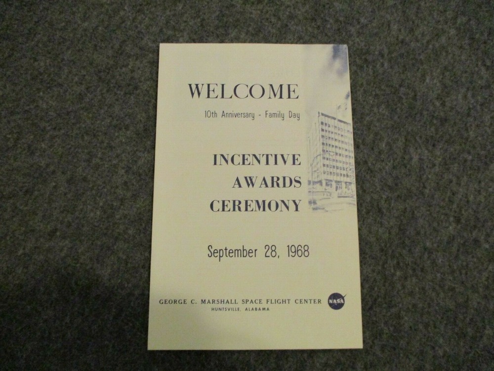 1968 NASA LOT MSFC 10TH ANNIV ASTRIONICS & MFG ENGINEERING LABORATORY PROGRAMS