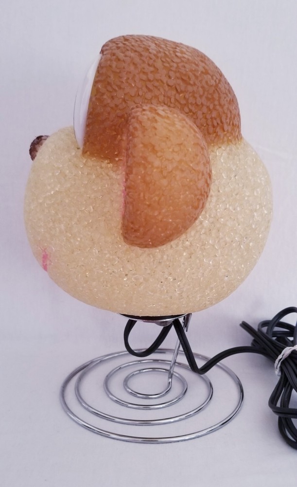 Monkey Face Popcorn Lamp Spring Base 8.75" TALL