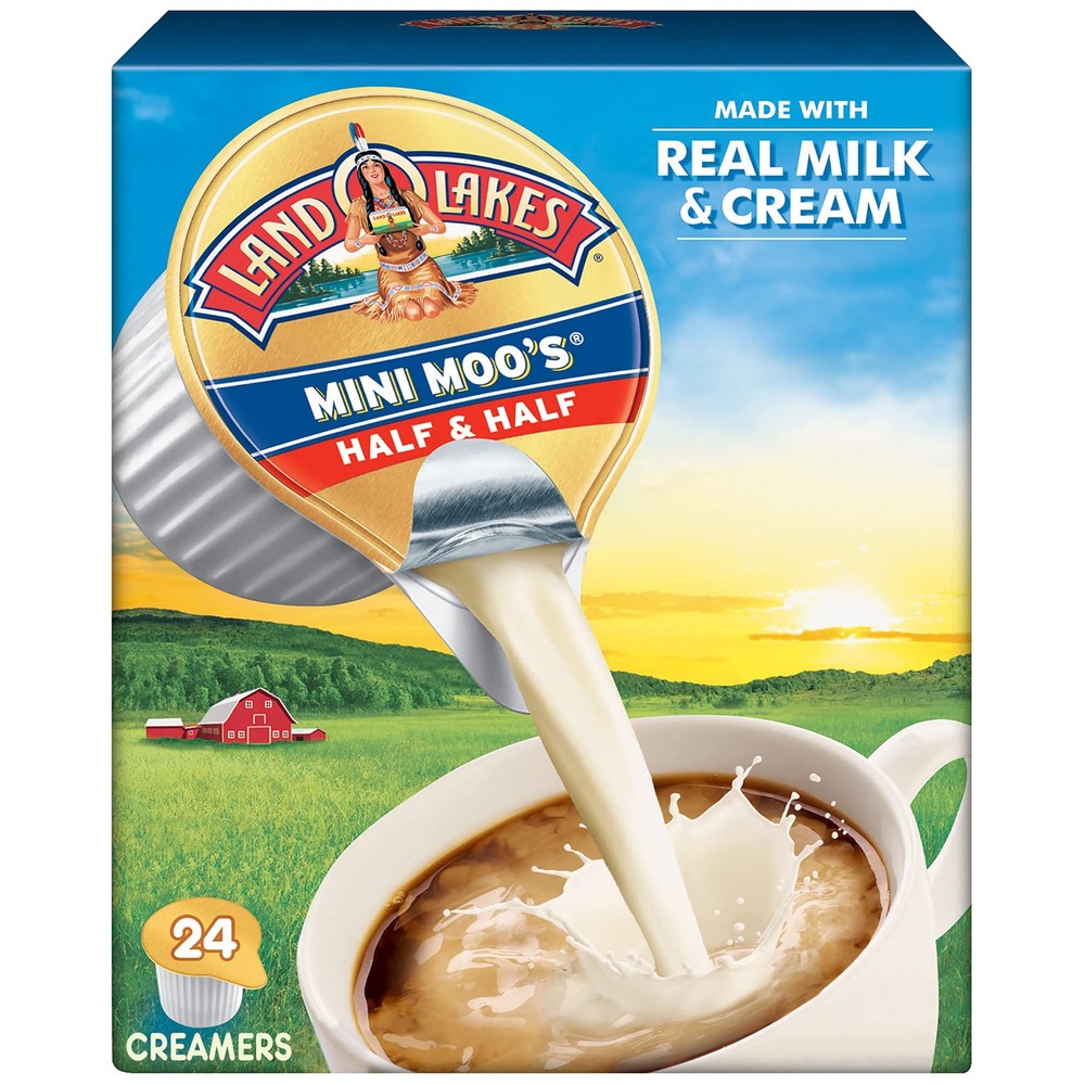 Mini Moo Half and Half Creamer Singles - 7.3 Fl Oz Convenient Pack