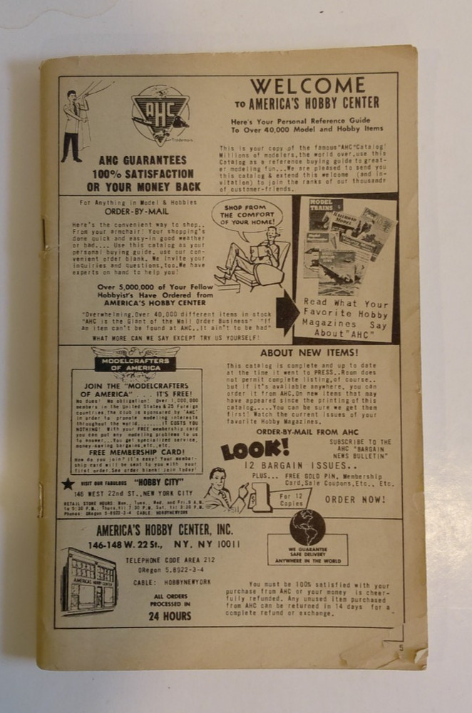 Vintage AHC 1966 Catalog