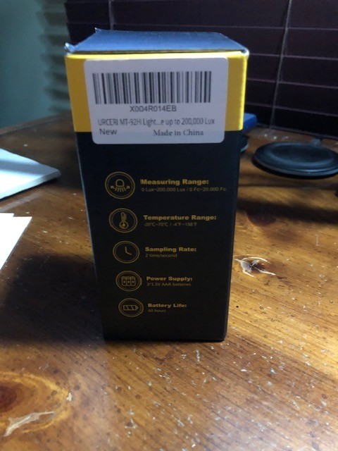 MT-92H Light Meter with Split Sensor Lux/Foot Candles Meter 500ms Refresh Rates