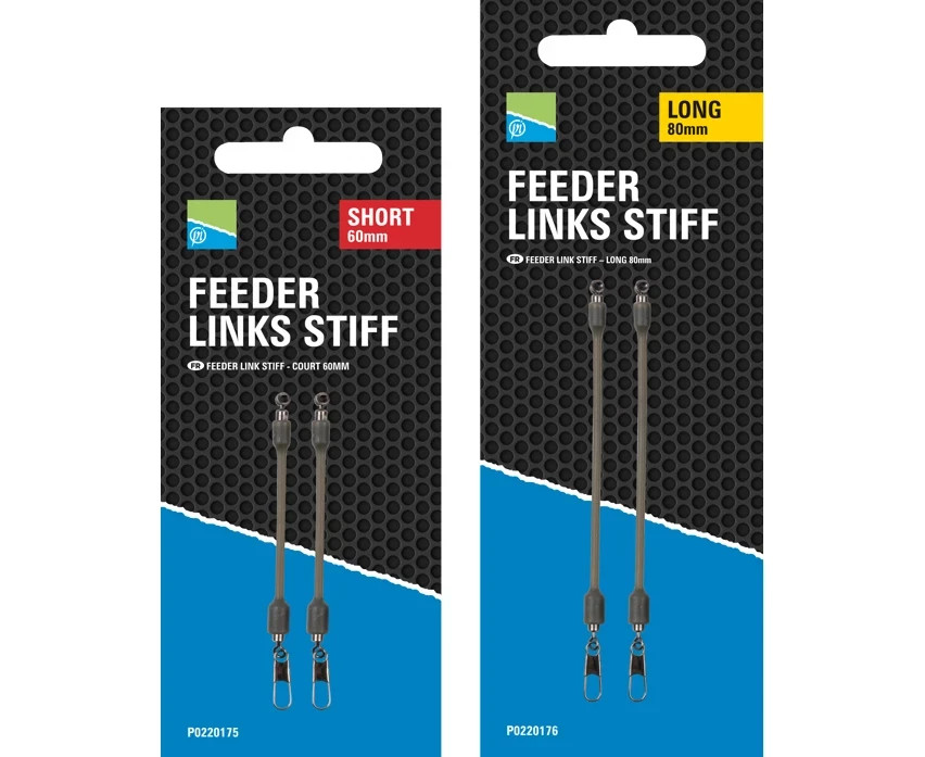 PRESTON INNOVATIONS FEEDER LINKS STIFF SHORT OR LONG