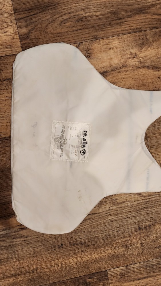 ABA Chest Protector Tactical Body Armor Plate Insert White