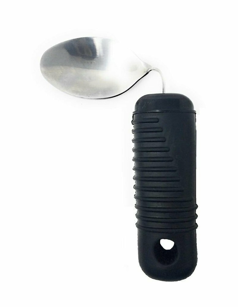 NEW 3 Piece Super Easy Grip Flatware Set - Bendable Built Up Fork, Knife, Spoon