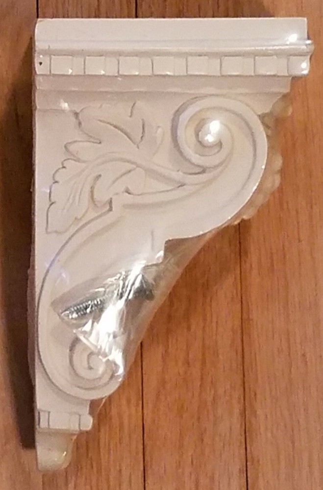 One Off White Resin Grape Corbel - NEW (More available)