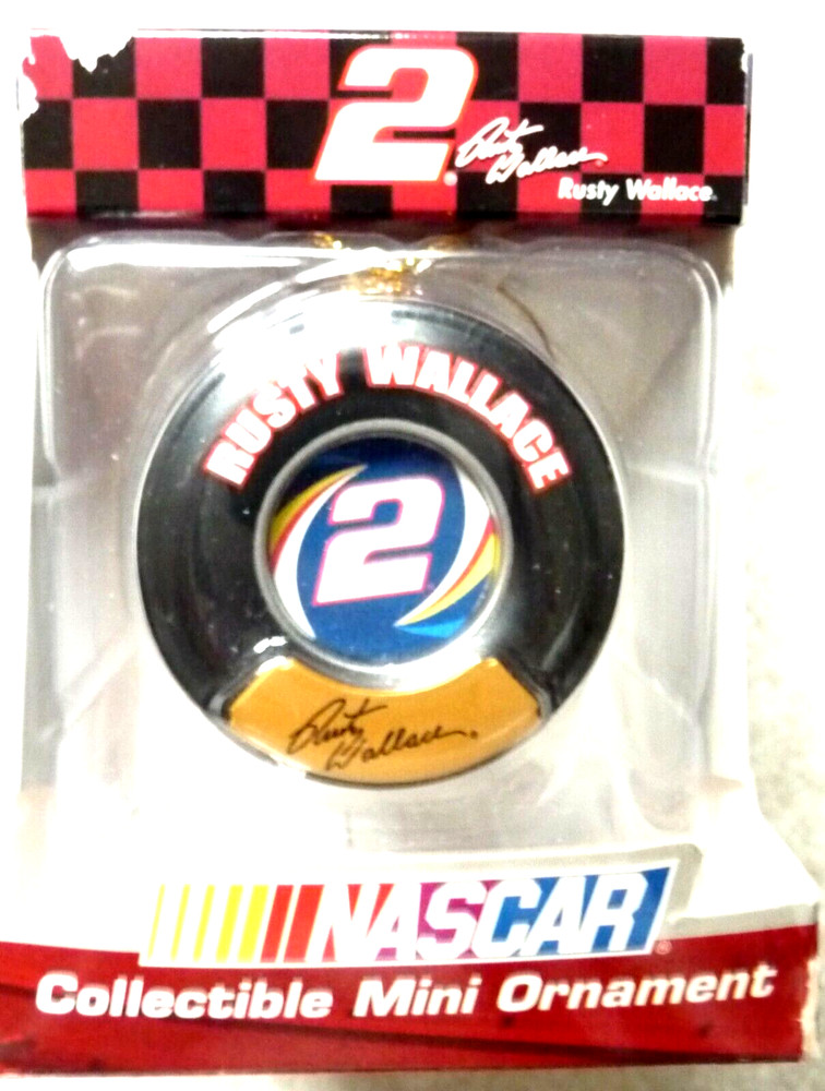 NASCAR RUSTY WALLACE  #2 CHRISTMAS ORNAMENT