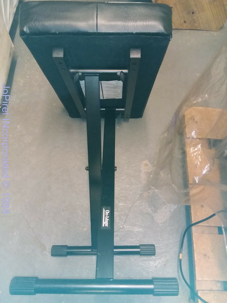 Foldable Bench for Musical Production Sessions