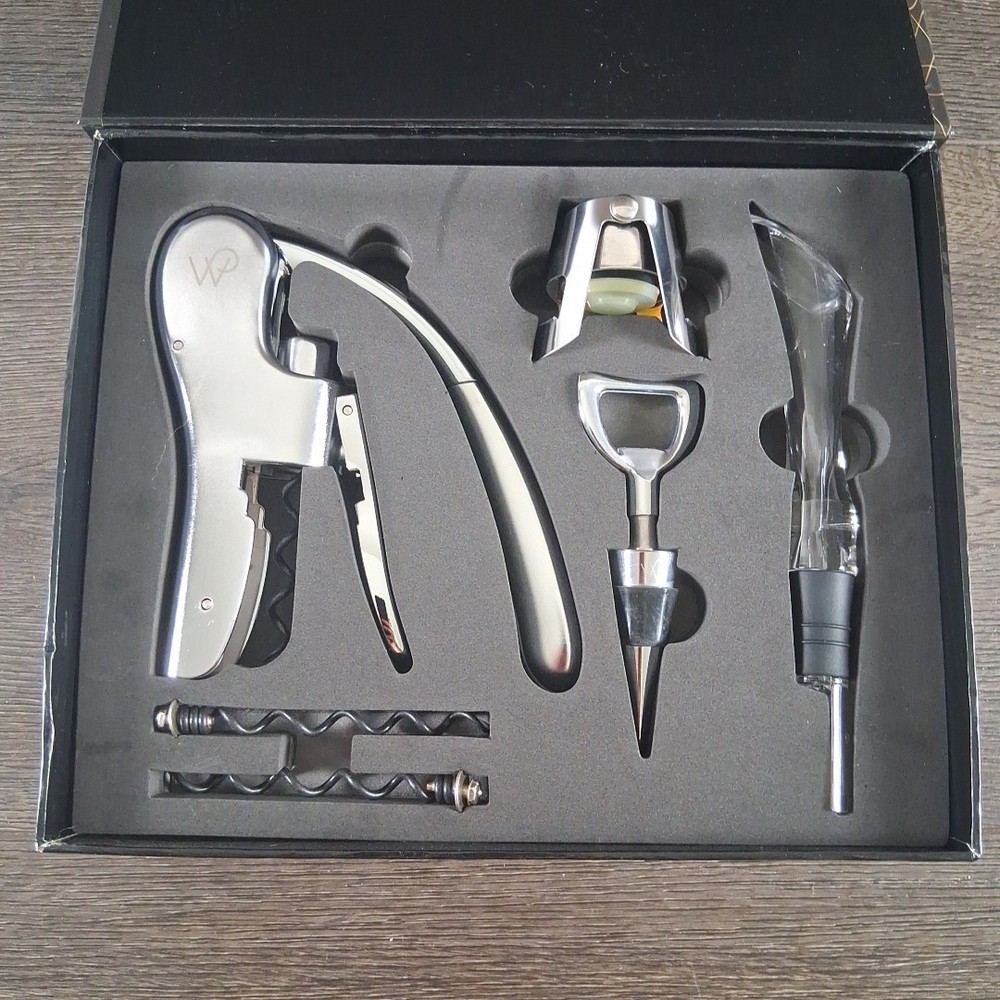 Wolfgang Puck 6 Piece Wine Tool Set Open Box