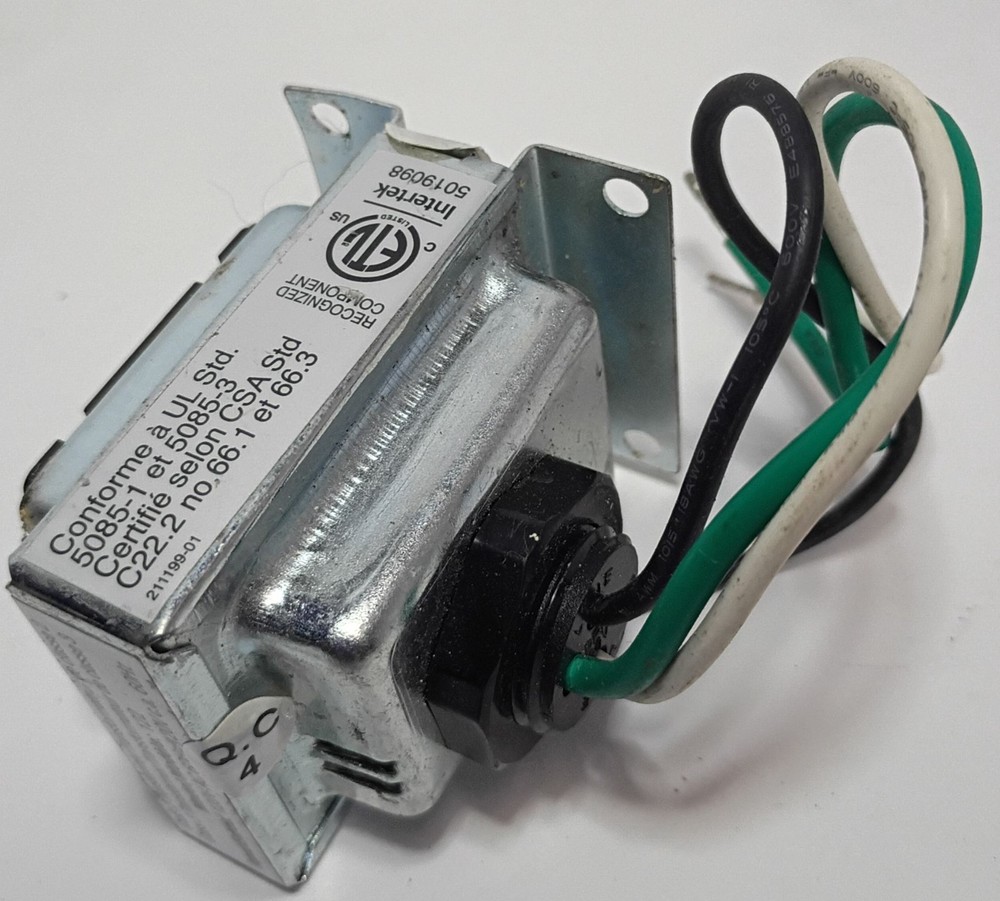 Electrical step-down transformer used to power low-voltage devices doorbell