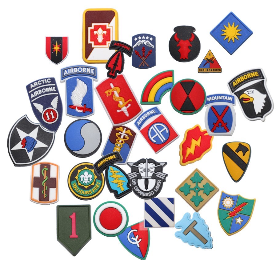 U.S. Army Unit Shoe Charms