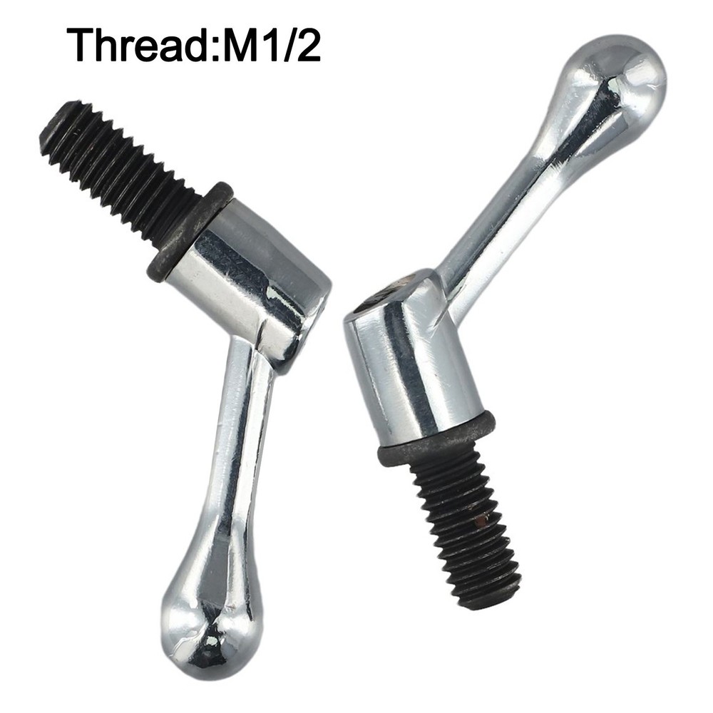 Professional Grade 2PC Adjustable Fixed Handle Set for Bridgeport Mills ()
