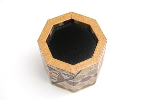 Marquetry Octagonal Toothpick Holder