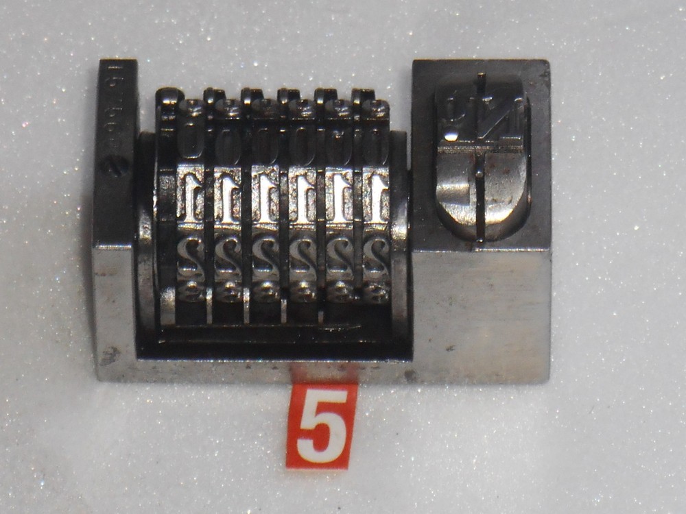 WETTER | letterpress numbering machine | 5