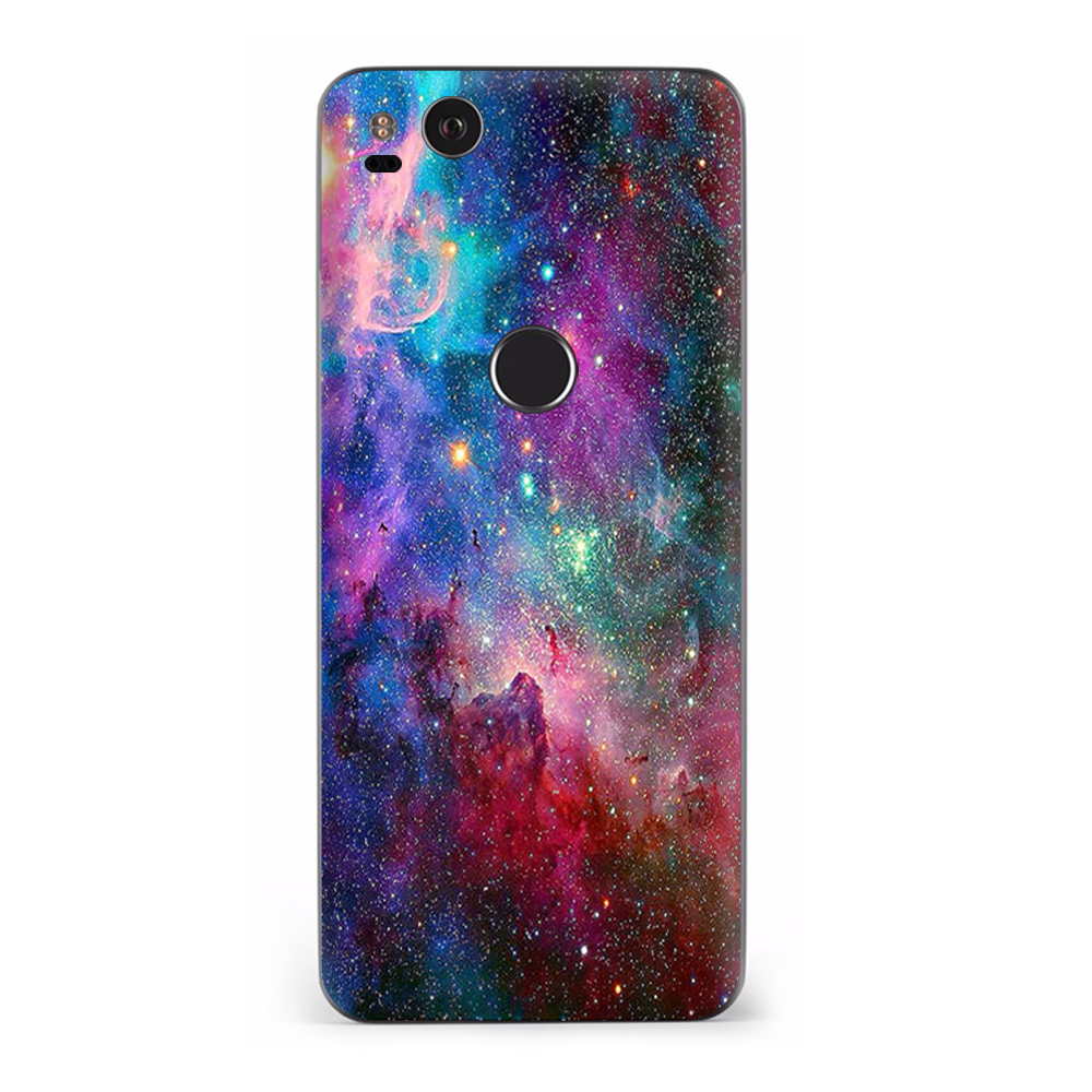Google Pixel 2 Skins Decal Wrap Colorful Space Gasses