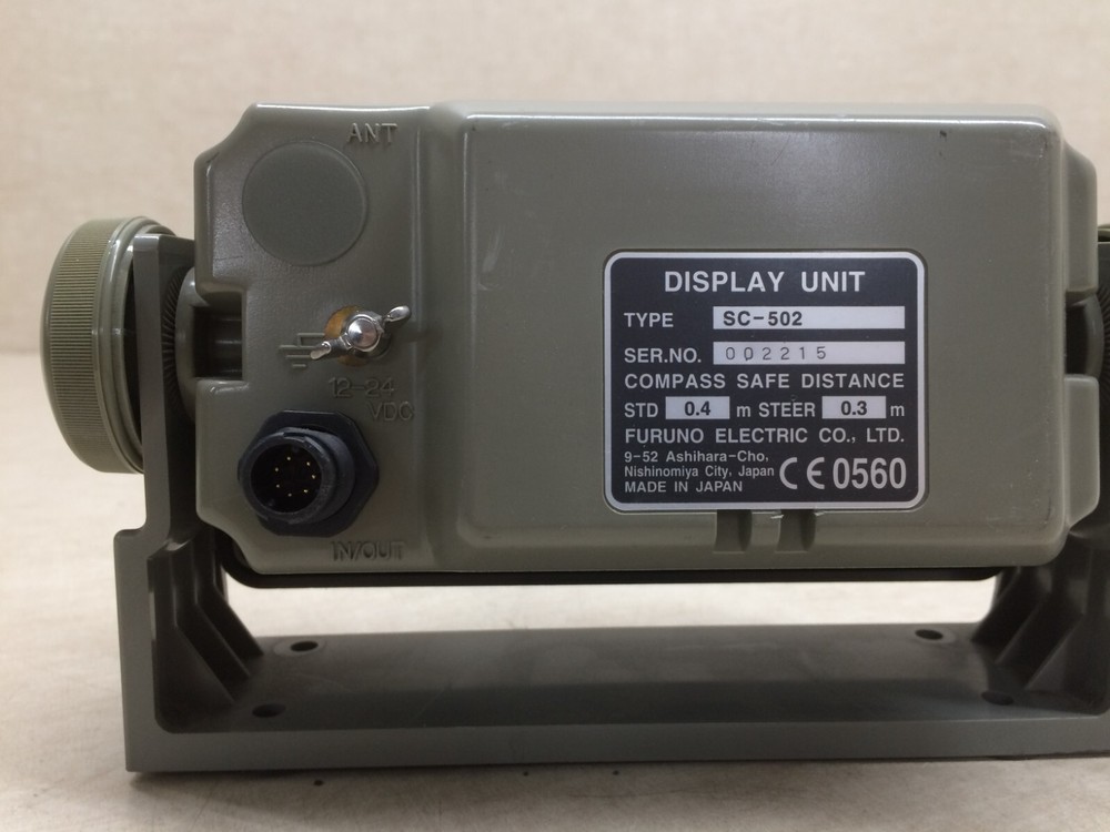 Furuno SC-502 Satellite Compass Display V2.01 Auto Identification System GPS