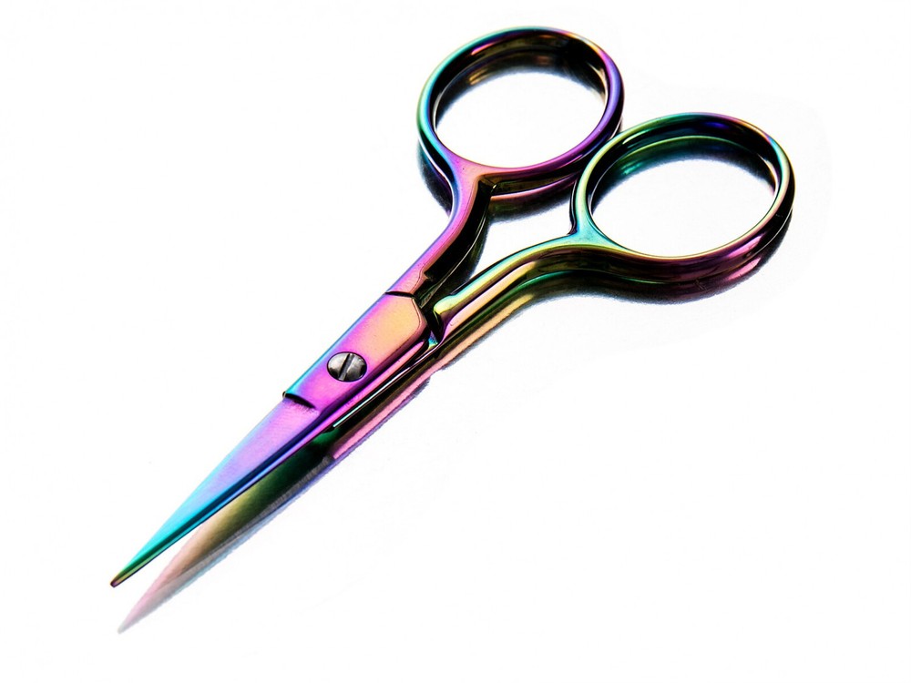 3.5 Inch Rainbow Titanium Embroidery Scissors