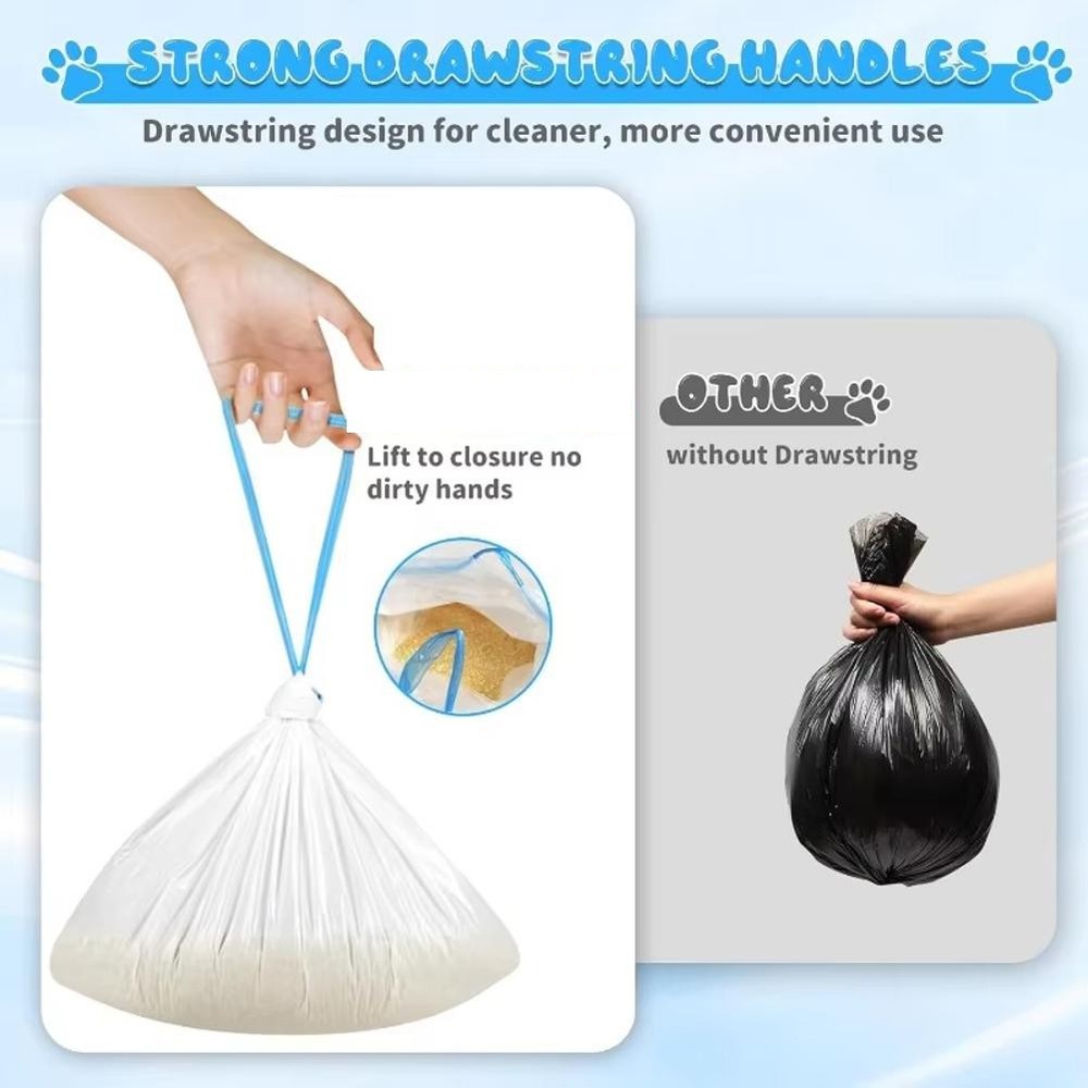 2X(90 Count Litter Bags for Automatic Litter Box Extra-Thick Litter Box