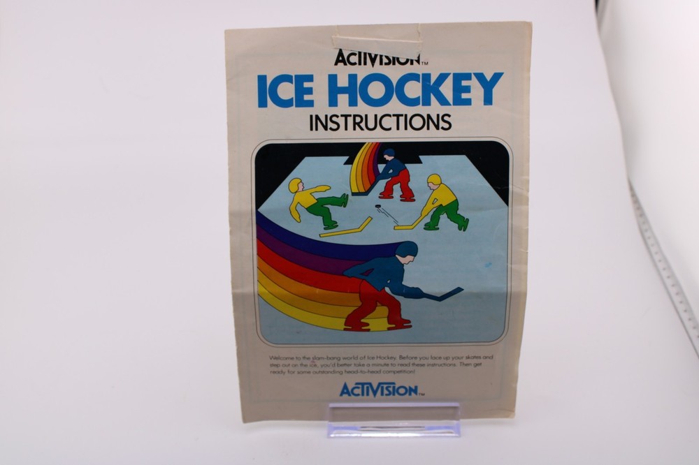 Atari 2600 Ice Hockey MANUAL ONLY