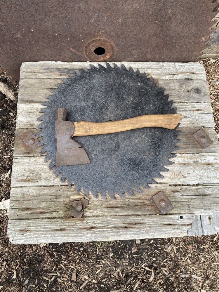 Vintage PHILADELPHIA Tool Co  Script Logo Hatchet  Carpentry Tool