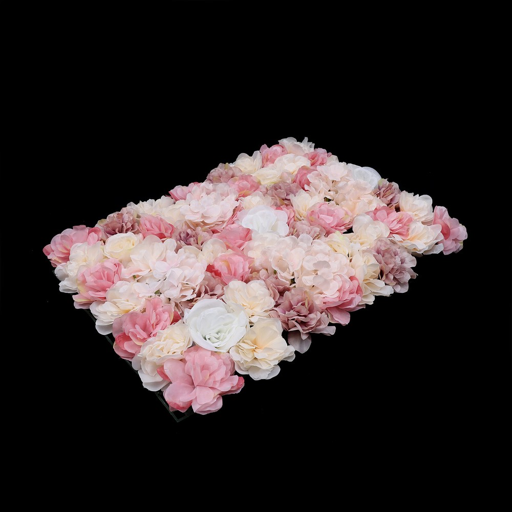 12Pcs Flower Wall Panel Artificial Flower Wall Backdrop Flower Decoration