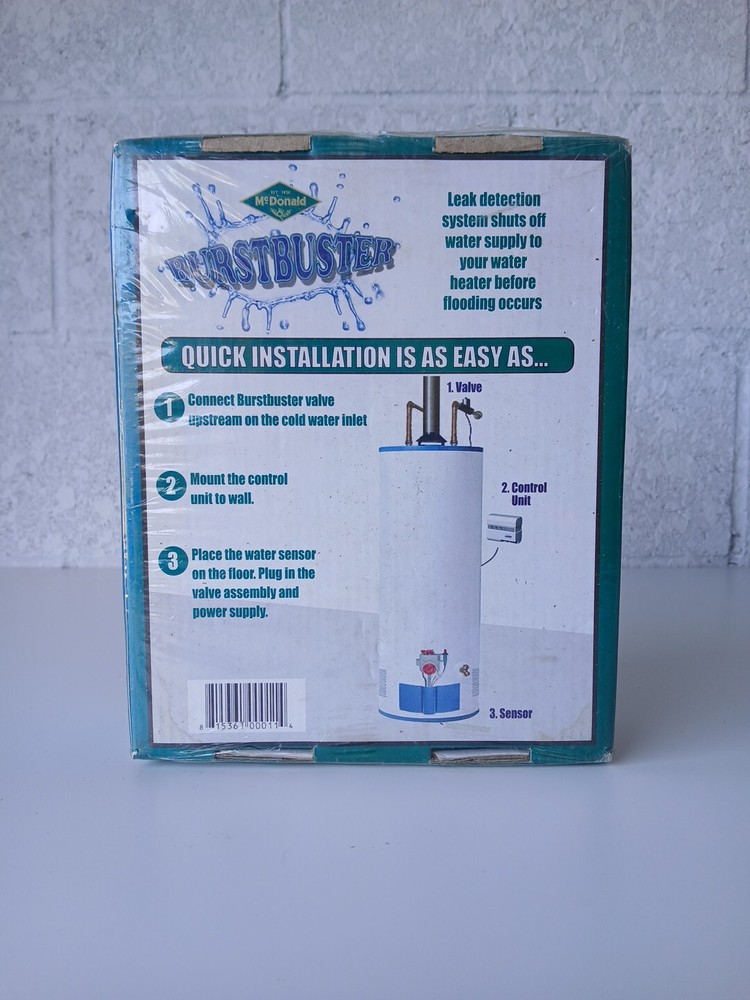 Burst Buster 2009 WH automatic water shut off for water heaters