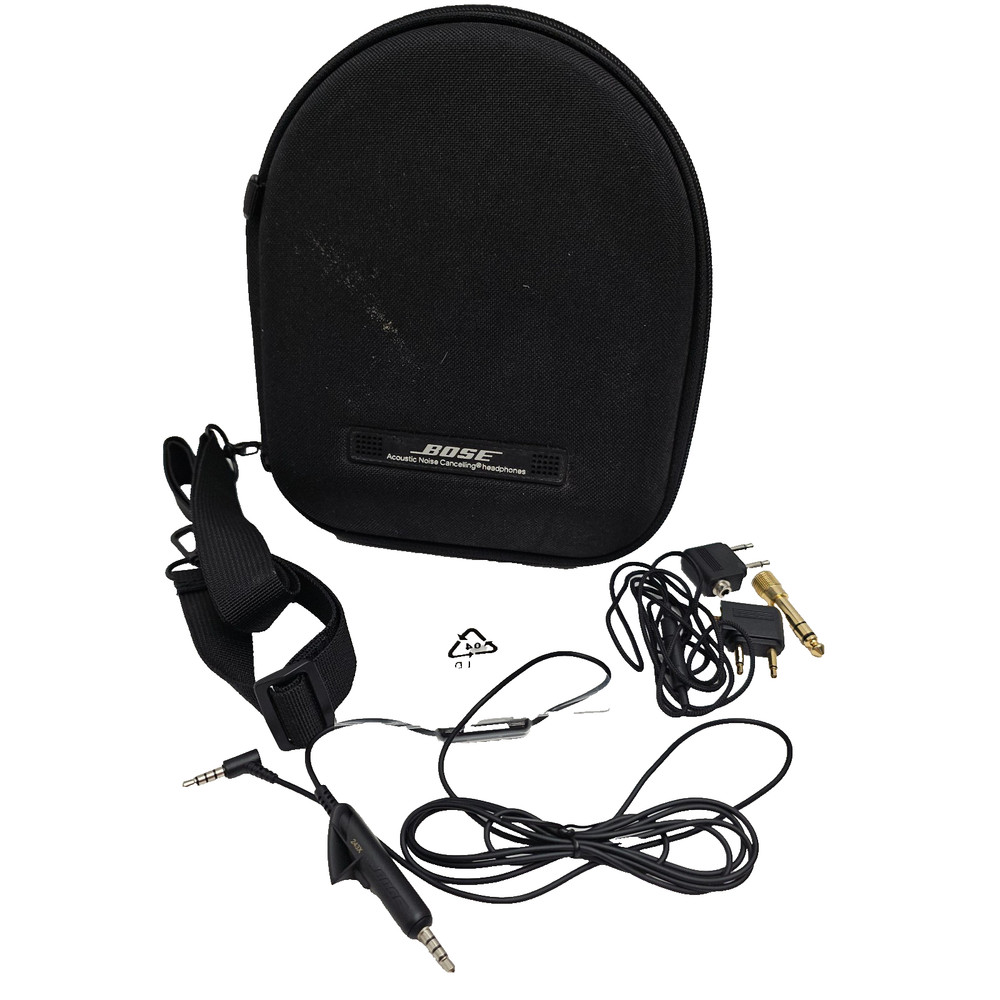 Bose QuietComfort 2 QC2 Case & Cable Accessory Kit for Noise Cancelling Headphon