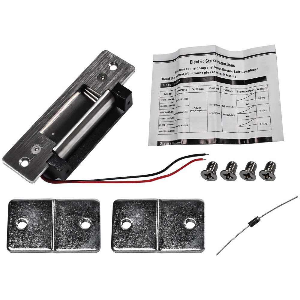 Heavy Duty Electric Strike Lock ANSI Standard Fail-Secure/Fail-Safe Adjustable