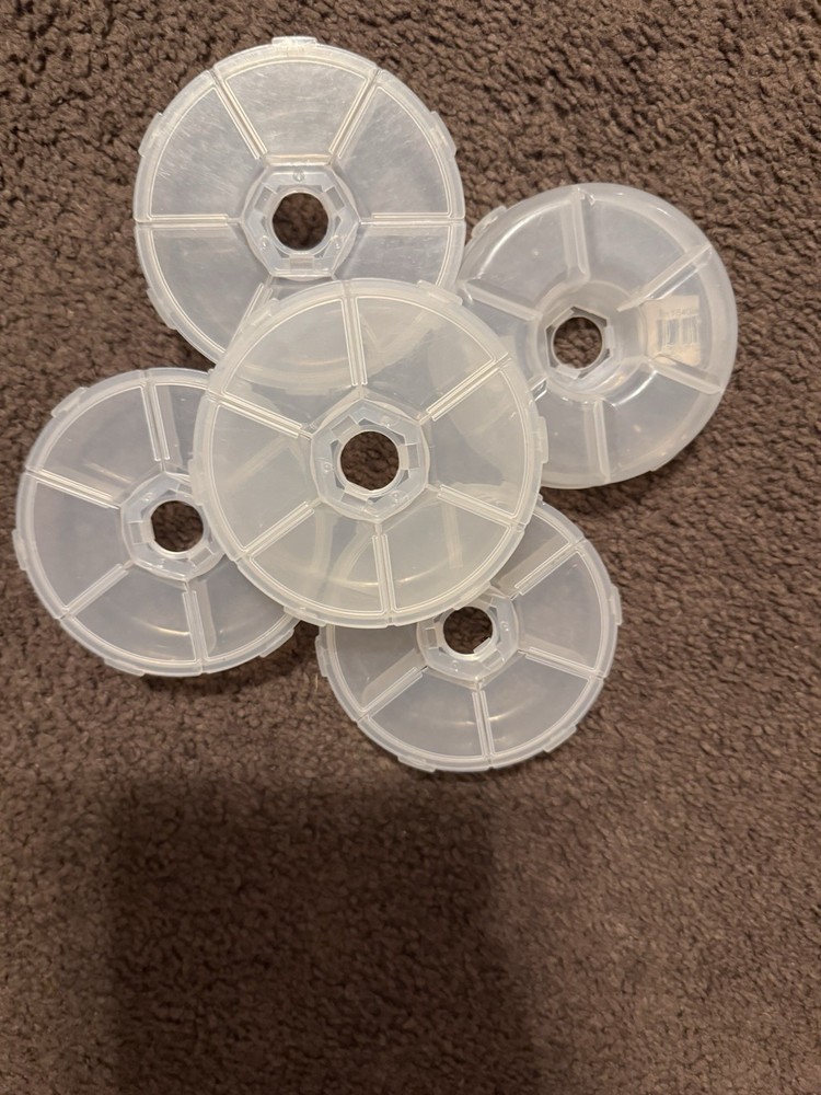 Storage Containers For DIY Beads-Set Of Five