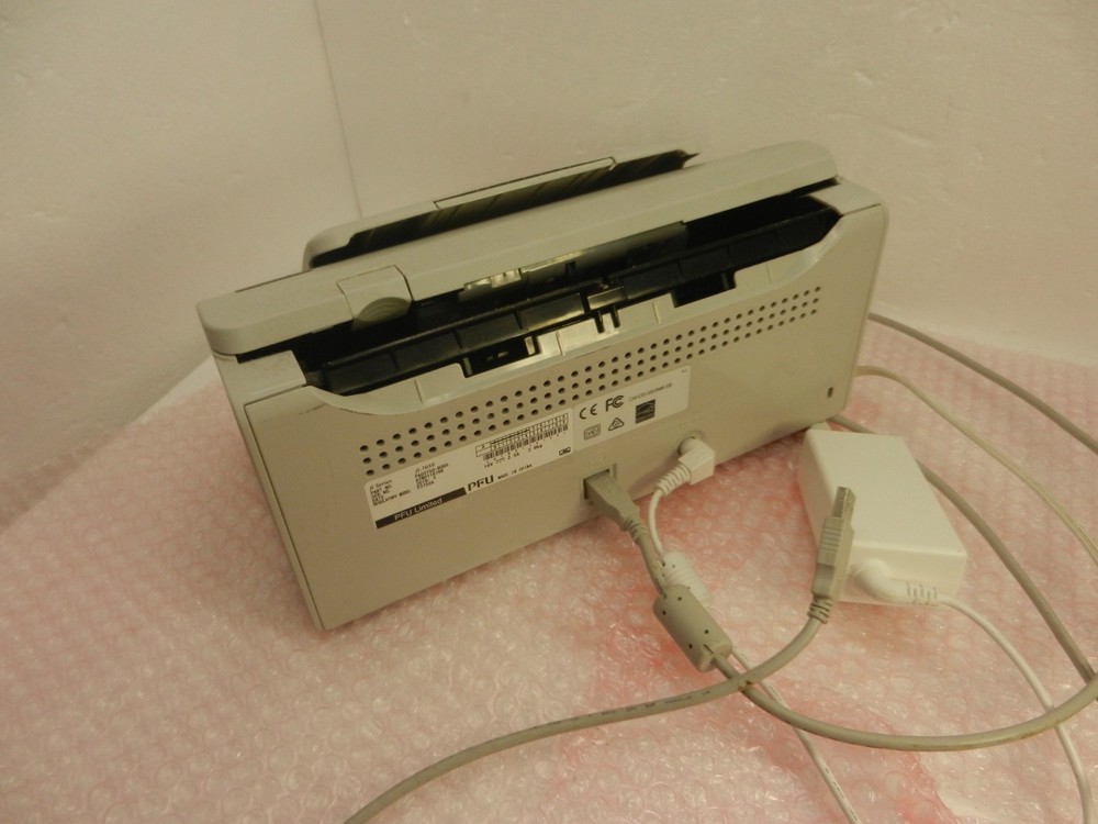 Fujitsu Fi-7030 Scanner ADF Document Image Color Power Supply USB Cable Tested