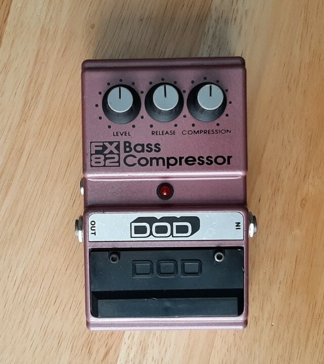 Vintage DOD FX 82 Bass Compressor Effects Pedal
